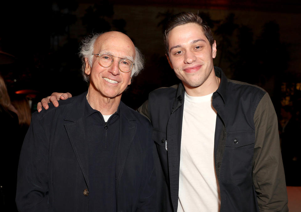 Pete Davidson and Larry David