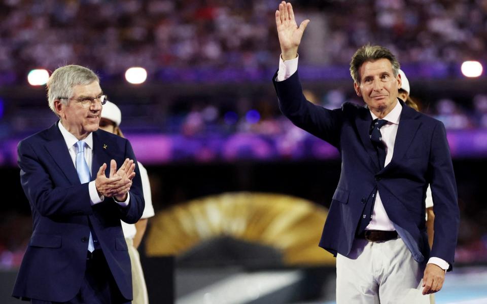 International Olympic Committee (IOC) President Thomas Bach and World Athletics President Sebastian Coe on the final evening of the 2024 Paris Olympics. Thomas Bach’s looming departure offers the IOC a perfect opportunity to take stock.