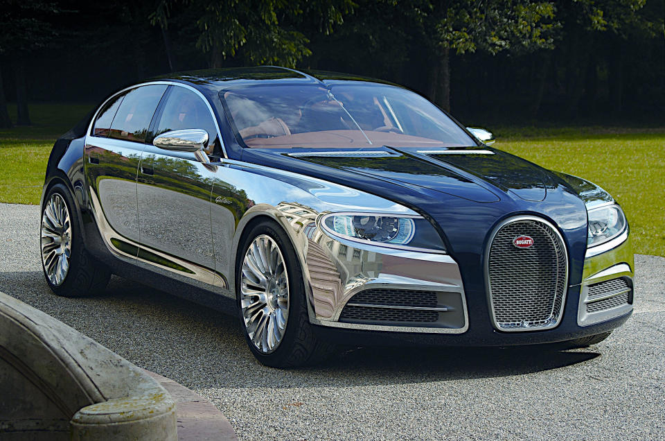 <p>All the cars produced by the Bugatti brand in its present form (established in 1998) have been mid-engined, but this might not have been the case if the 16C Galibier had gone into production. This luxury saloon had the same <strong>8.0-litre W16</strong> engine as the one then being used in the <strong>Veyron </strong>(and previewed in the<strong> Bentley Hunaudières</strong> and <strong>Audi Rosemeyer</strong>), but with two superchargers rather than four turbos.</p><p>To a greater extent than almost anything else on this list, the 16C Galibier was a near miss. Bugatti originally planned that it would become a production model before abandoning this plan, and in 2016 we reported that the company’s then boss <strong>Wolfgang Dürheimer </strong>was reconsidering the idea, but nothing has yet come of it.</p>