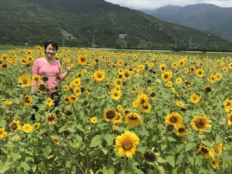 蕭美琴曝花蓮出遊照。（圖／翻攝自蕭美琴臉書）