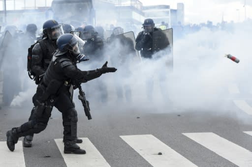 French police have been heavily criticised for their tactics during weekly rallies by anti-government "yellow vest" protesters
