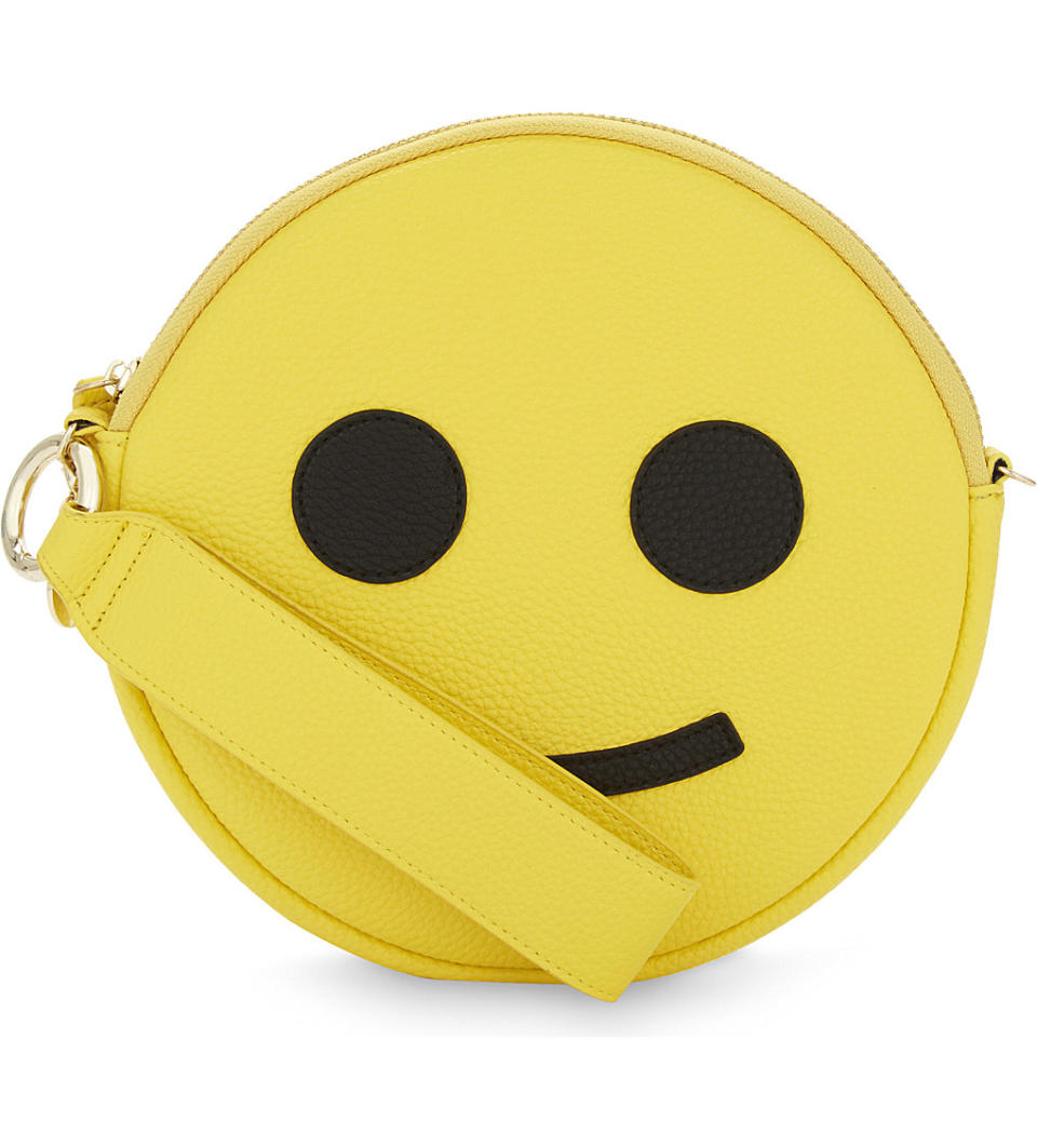 Iphoria Smiley Face Leather Bag