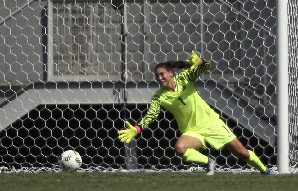 Sweden advanced after beating Hope Sole and the USA in penalty kicks. (REUTERS)