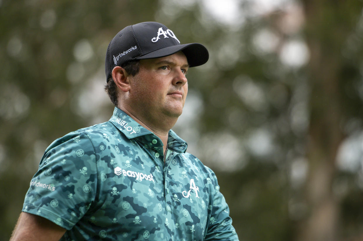 HONG KONG, CHINA - NOVEMBER 11: Patrick Reed of United States reacts during the third round of the Hong Kong Open at Hong Kong Golf Club on November 11, 2023 in Hong Kong, China. (Photo by Yu Chun Christopher Wong/Eurasia Sport Images/Getty Images)