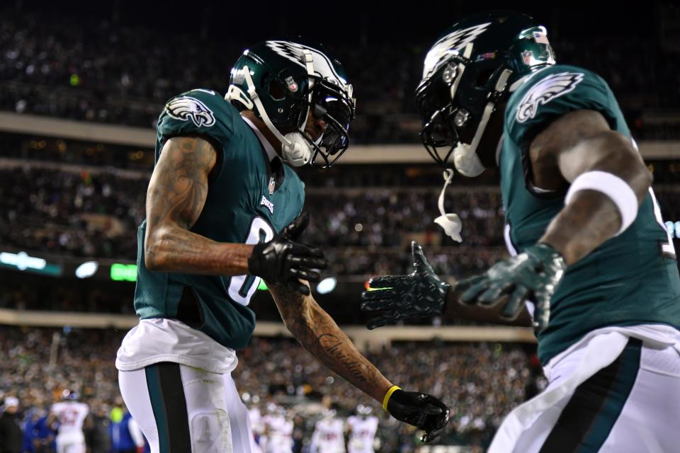 The Philadelphia Eagles will host the San Francisco 49ers in the NFC Championship Game.