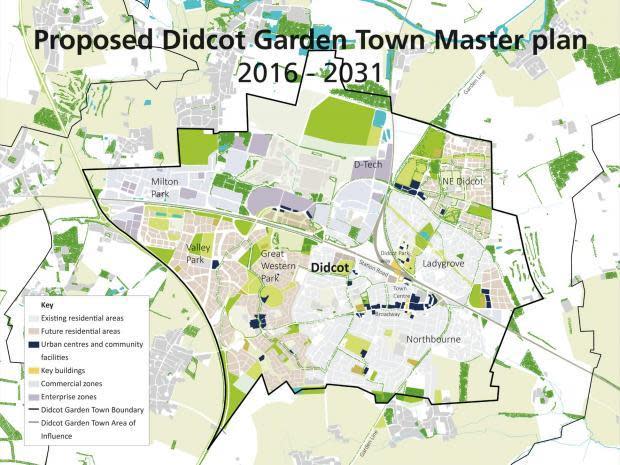 Oxford Mail: Didcot Garden Town masterplan