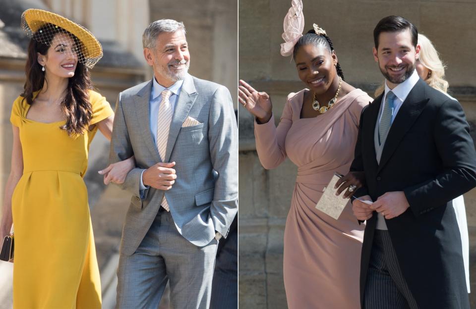 George Clooney and Amal Clooney, Serena Williams and Alexis Ohanian