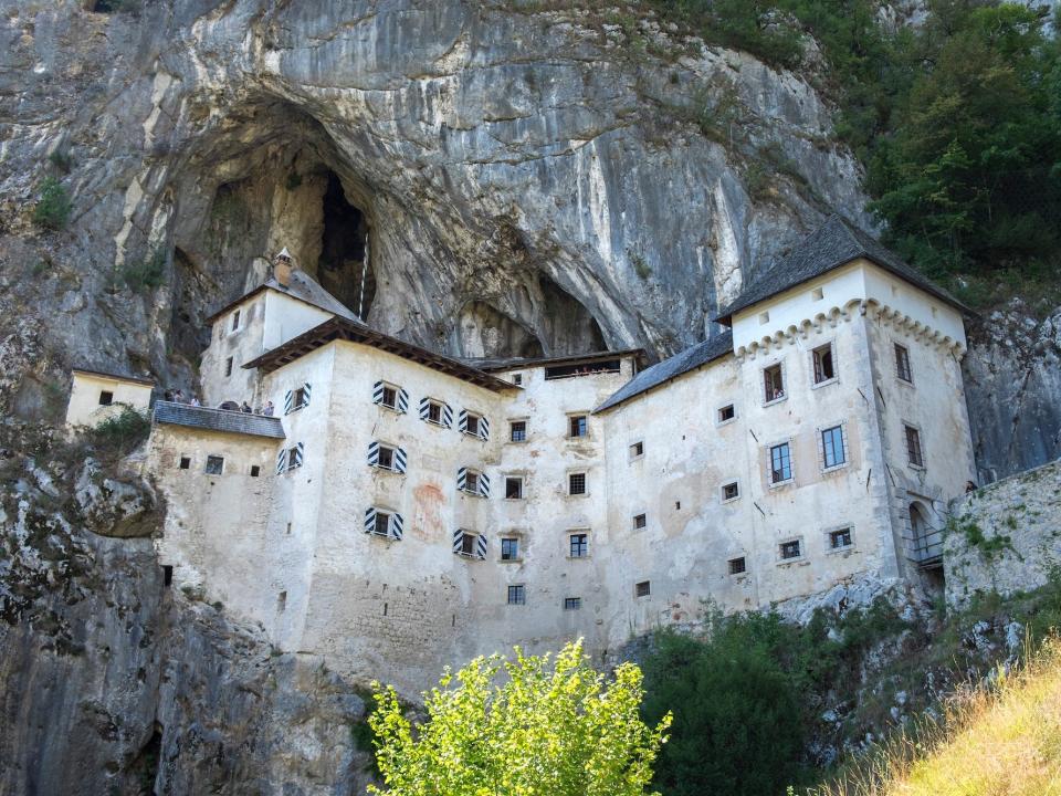 Predjama castle in Ljubljana, Slovenia.