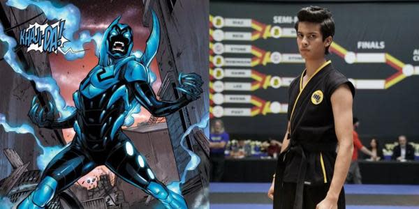 Blue Beetle: revelan primeras fotografías de Xolo Maridueña en su traje de superhéroe