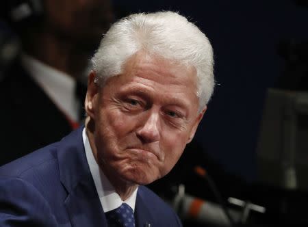 Former U.S. President Bill Clinton arrives at the presidential town hall debate between Republican U.S. presidential nominee Donald Trump and Democratic U.S. presidential nominee Hillary Clinton at Washington University in St. Louis, Missouri, U.S., October 9, 2016. REUTERS/Lucy Nicholson