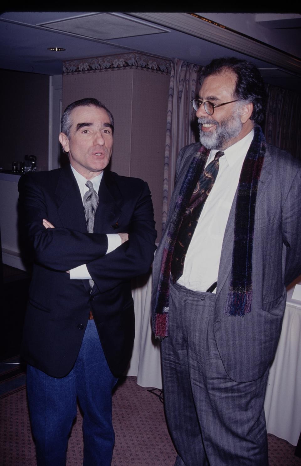 UNITED STATES - Directors Martin Scorsese (left) and Francis Ford Coppola  (Photo by The LIFE Picture Collection via Getty Images)