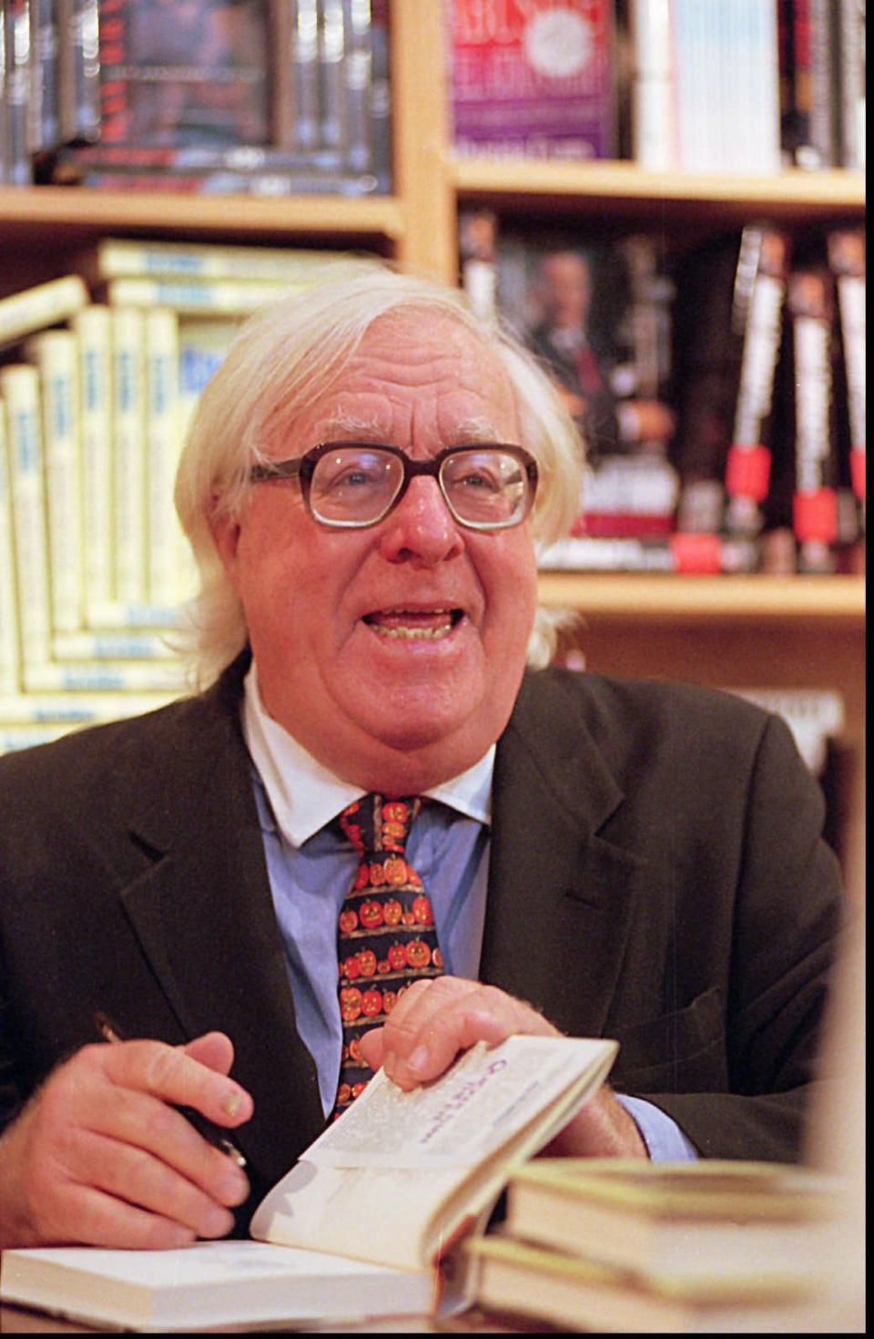 Science fiction author Ray Bradbury made a book tour appearance at BookPeople on Nov. 20, 1996. The store's name is a reference to Bradbury's dystopian novel "Fahrenheit 451."