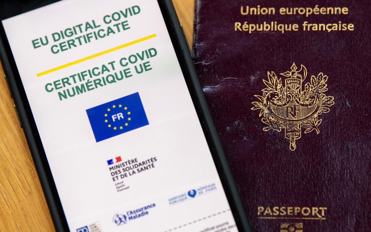 France Covid passport - Benjamin Girette/Bloomberg