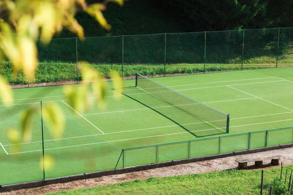 airbnbs with tennis courts in the uk and beyond