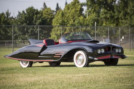 The 1963 Batmobile is shown in this photo released by Heritage Auctions, HA.com December 5, 2014. REUTERS/Heritage Auctions, HA.com/Handout via Reuters