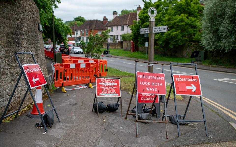 Over 600 households in Bramley was warned not to drink tap water over hydrocarbons found in the supply following a fuel leak