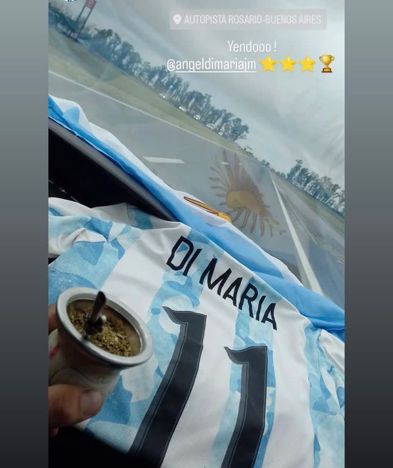 La historia que compartió Di María