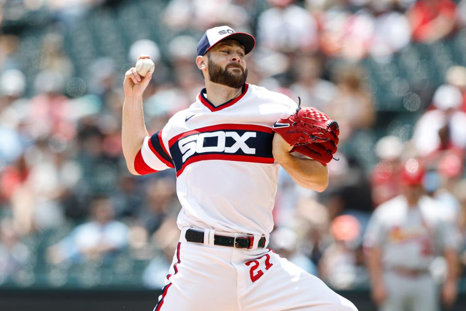 A free agent after the 2023 season, Lucas Giolito was traded to the Angels on Wednesday.