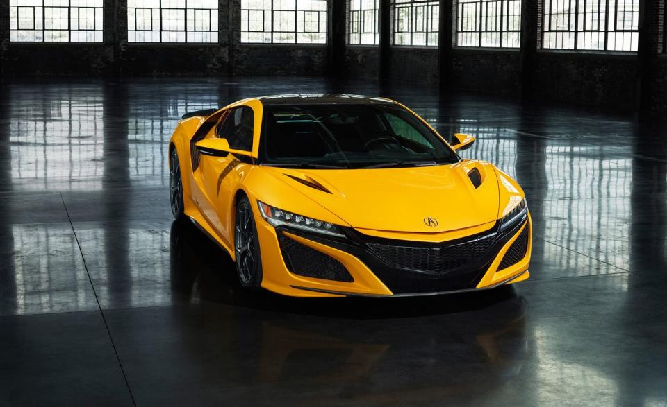 View Photos of the 2020 Acura NSX in Indy Yellow Pearl