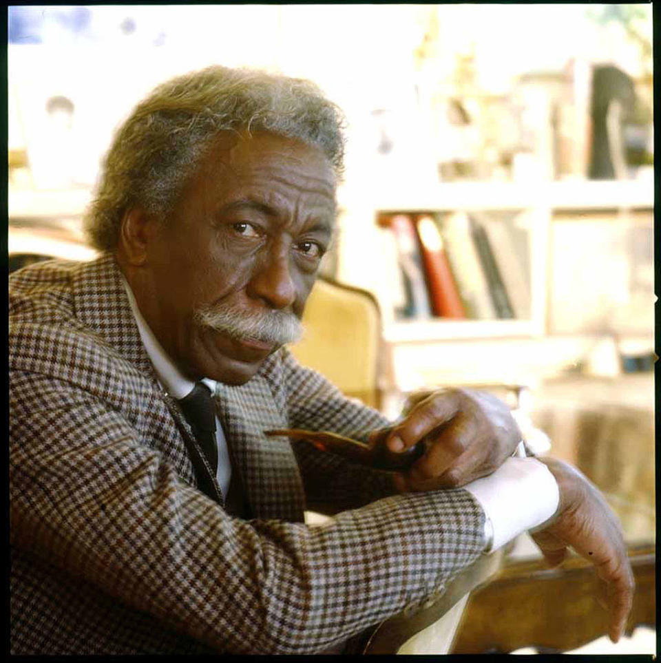 Portrait of American photographer Gordon Parks