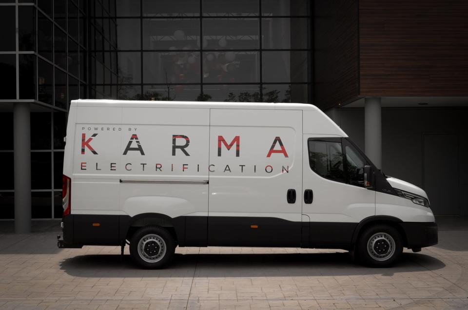 Karma Automotive's E Flex utility van. 10
