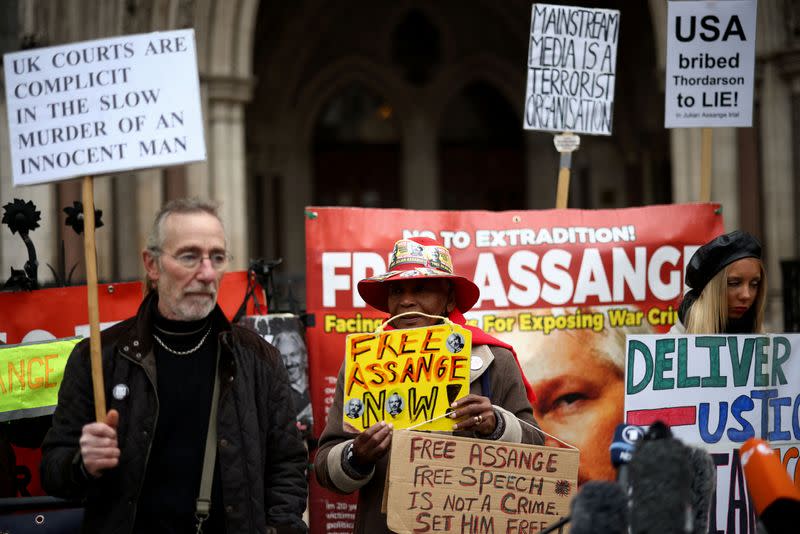 Appeal against WikiLeaks founder Assange's extradition in London