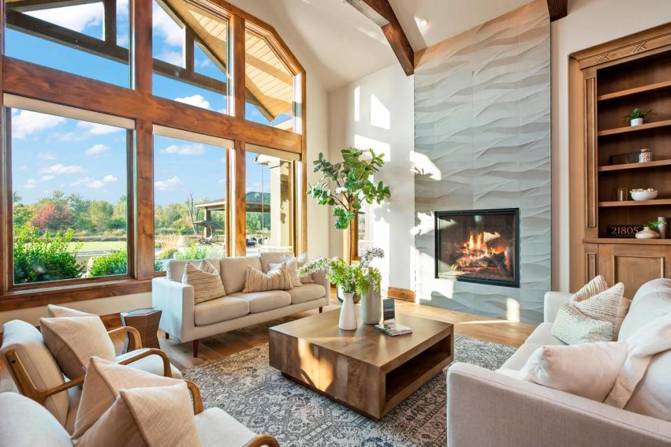 The $6.2 million Star home feels like a lodge in Sun Valley, Hughes said.