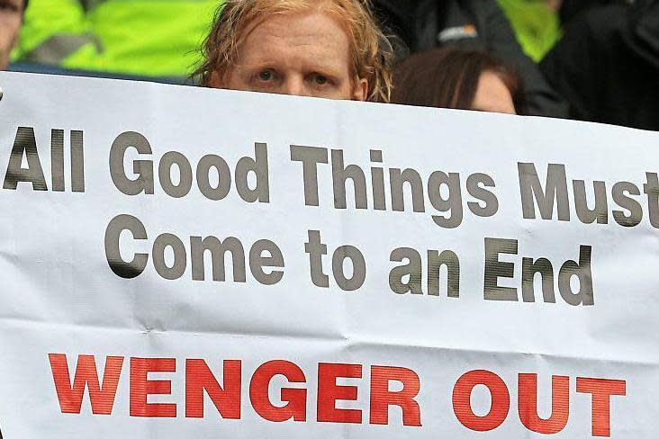 Arsenal fans are divided over whether Arsene Wenger should extend his stay at the club