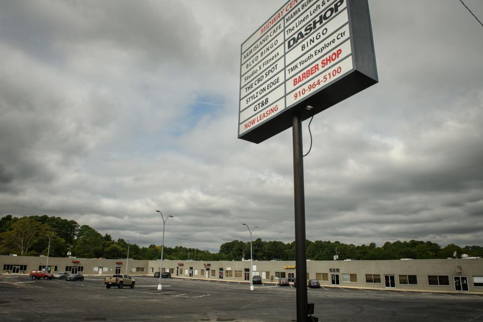 Midway Shopping Center on Bragg Blvd.