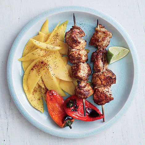 Honey-Lime Chicken Kebabs