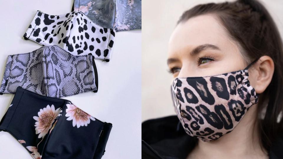 These masks are breathable—like yoga pants.