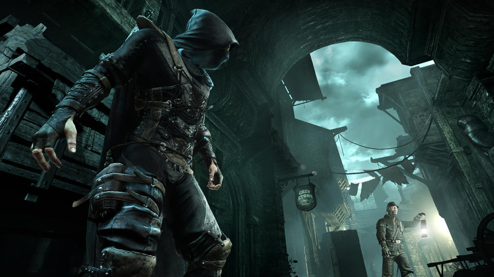 This publicity photo provided by Square Enix shows a screenshot of a scene from the video game, "Thief." (AP Photo/Square Enix)