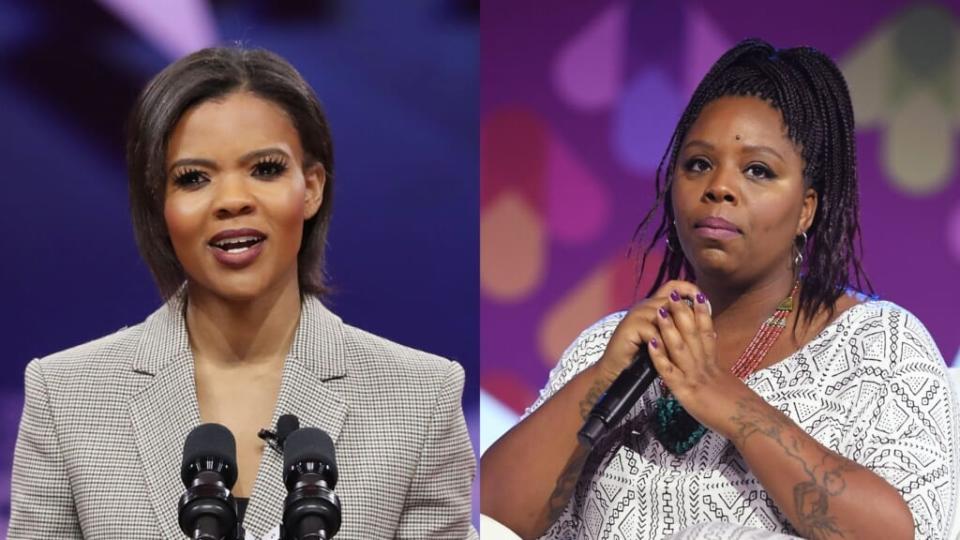 Patrisse Cullors and Candace Owens / Getty Images