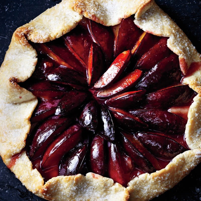 Plum-Marzipan Galette