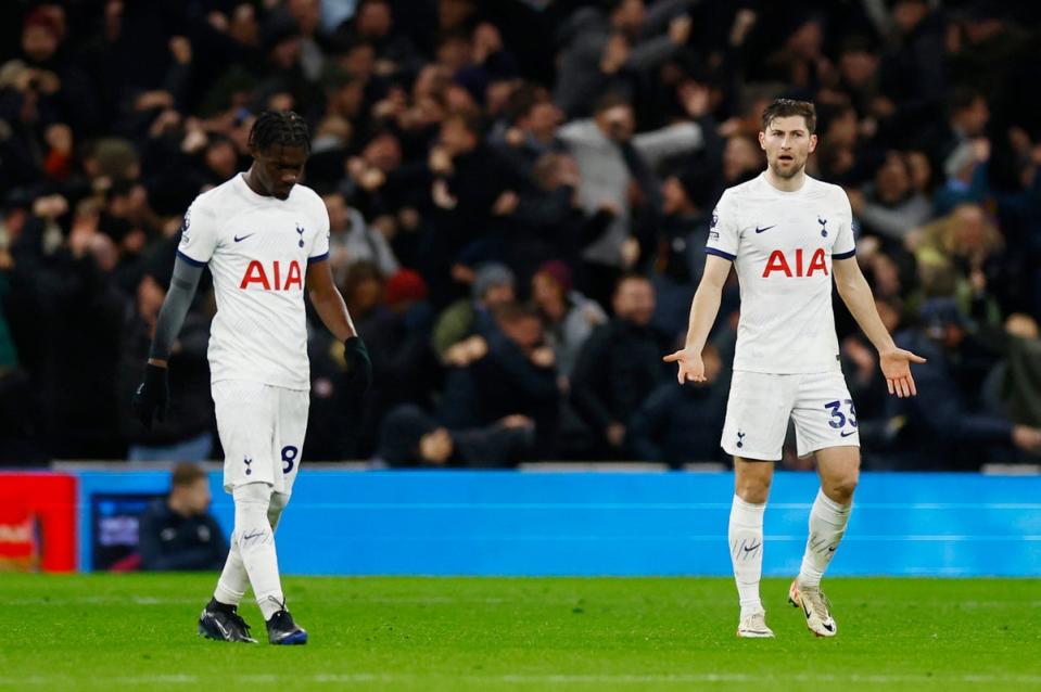 Ben Davies as deputised well following Micky van de Ven's injury (Action Images via Reuters)