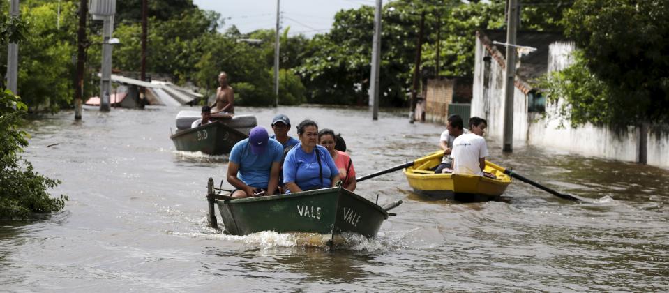 Severe flooding in South America