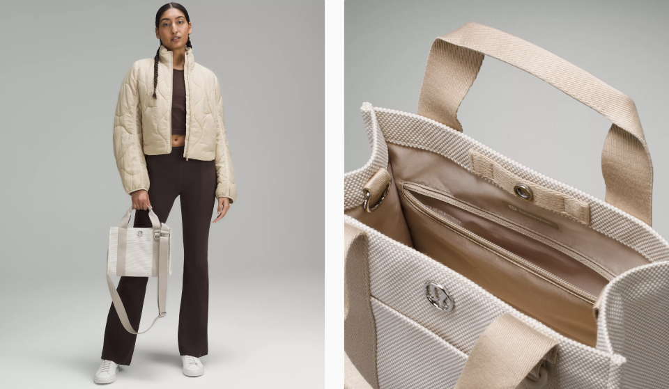 Two-Tone Canvas Tote Bag Mini 4.5L, Shop Lululemon's Two-Tone Canvas Tote Bag Mini 4.5L before it sells out (Photos via Lululemon).