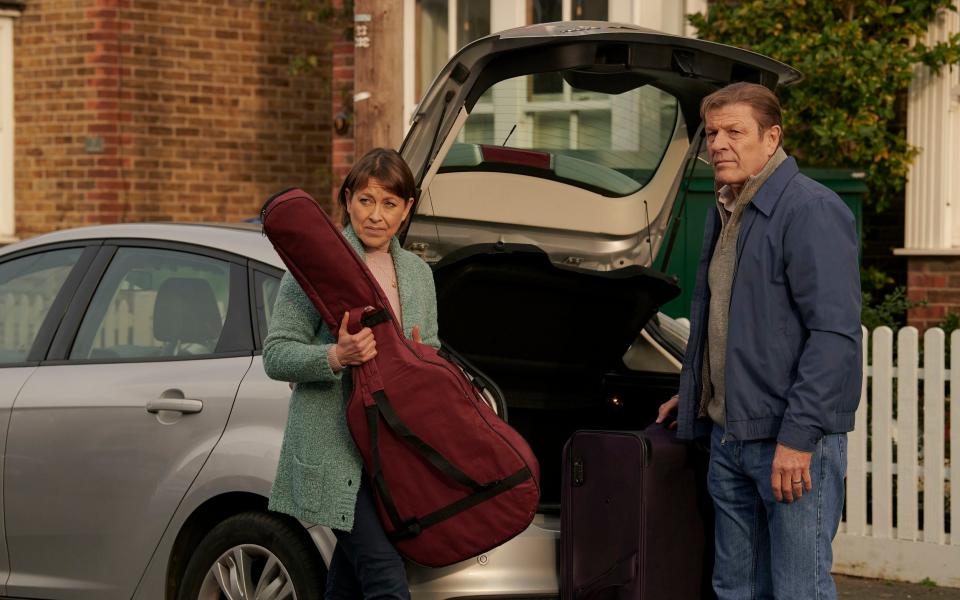 Everyday drama: Nicola Walker and Sean Bean star in Marriage - Rory Mulvey