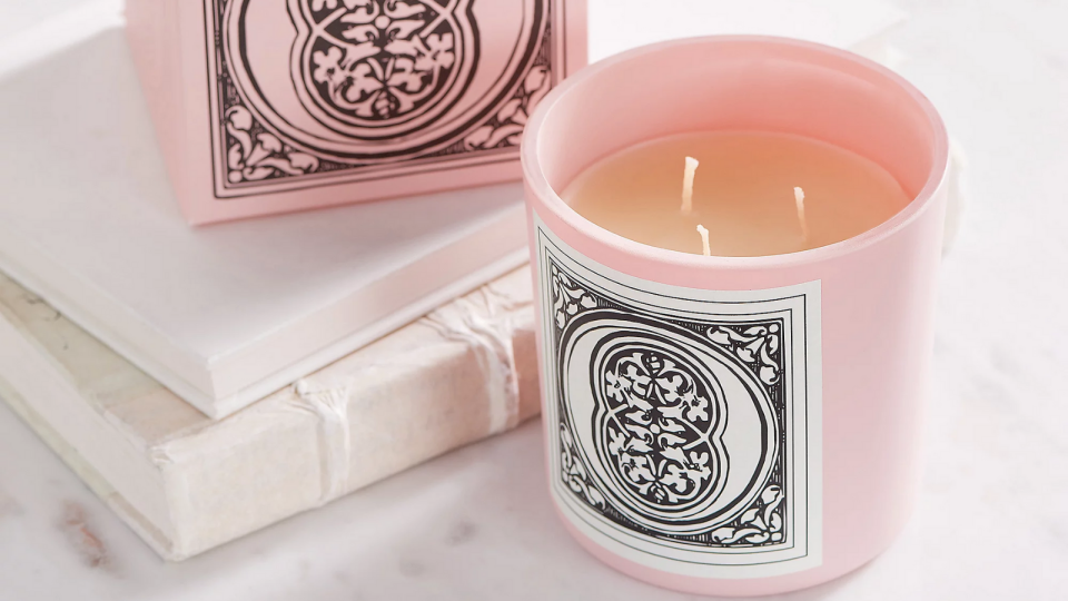 Improve your space twice over with this candle.