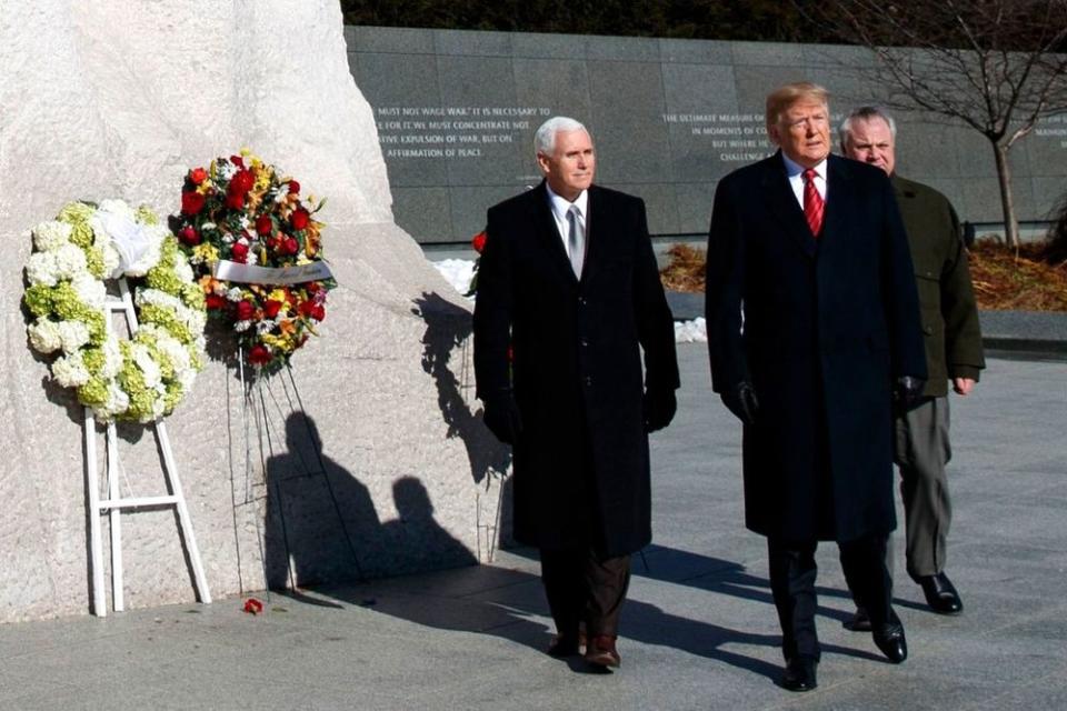 Mike Pence and Donald Trump