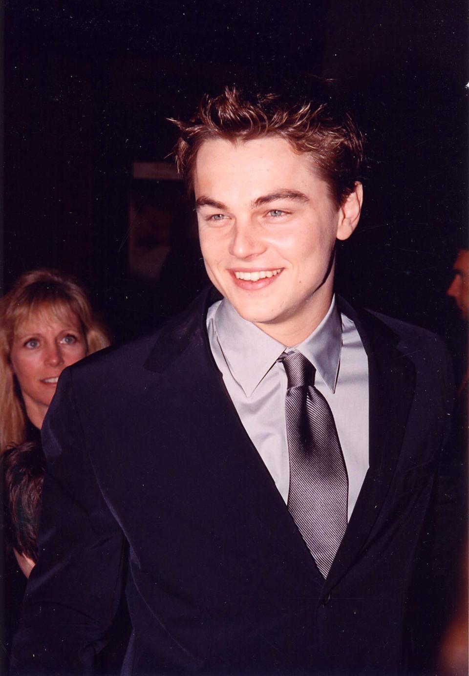 A younger Leo on the red carpet