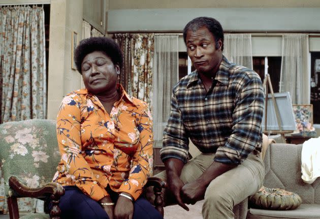 "Good Times" premiered on CBS on Feb. 8, 1974, starring Esther Rolle as Florida Evans and John Amos as James Evans Sr. <span class="copyright">CBS Photo Archive via Getty Images</span>