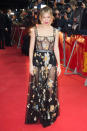 <p>The 35-year-old actress wore a sheer black version to the premiere of <i>The Lost City of Z</i> during the 67th Berlinale International Film Festival on Feb. 14 in Berlin. (Photo: Getty Images) </p>