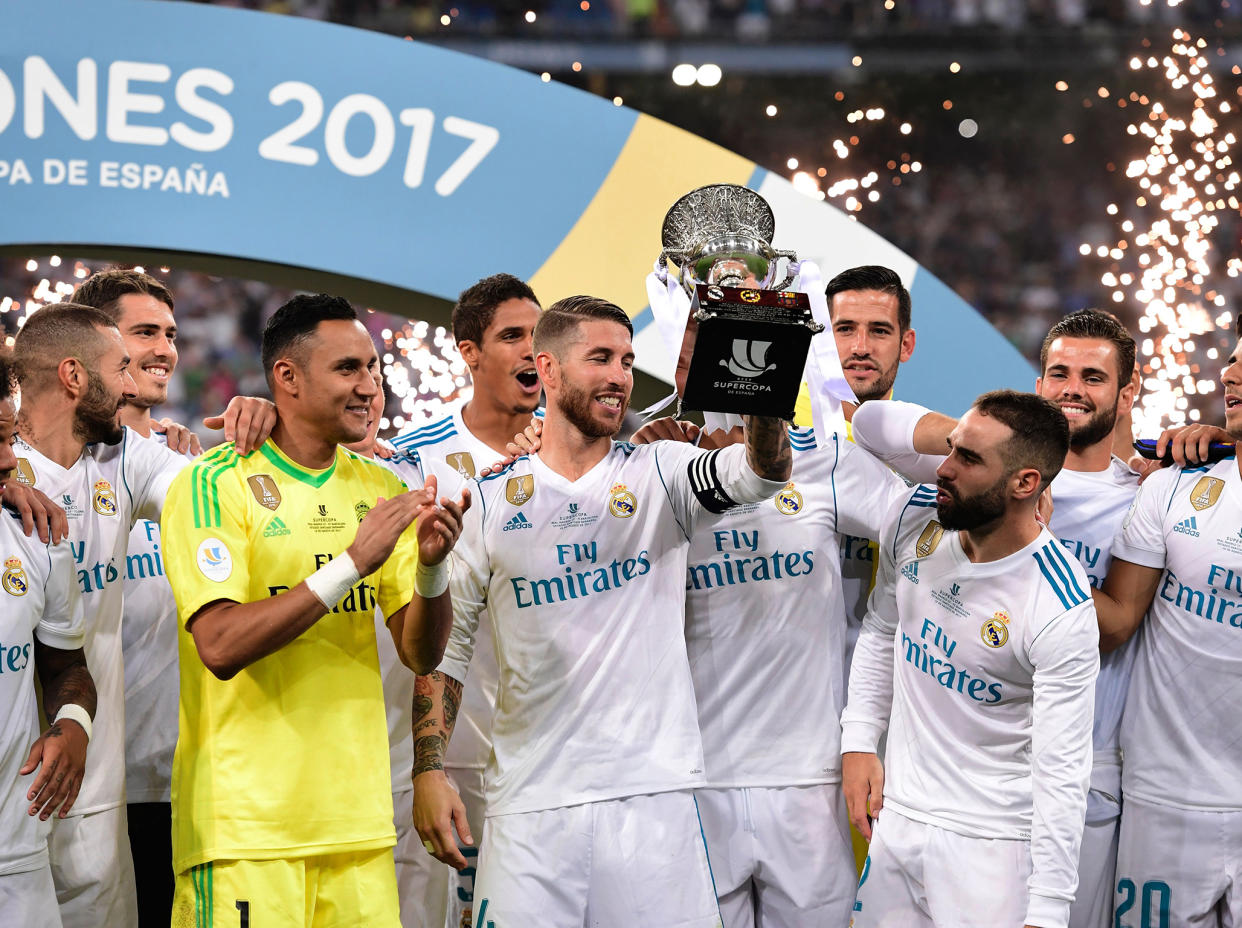 Real won the Spanish Super Cup 5-1 on aggregate: Getty
