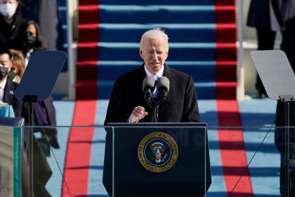 <p>Los líderes mundiales felicitan a Joe Biden por su toma de posesión como el 46 ° presidente de los Estados Unidos, poniendo fin a uno de los períodos más caóticos en la historia de Estados Unidos</p> (Getty Images)