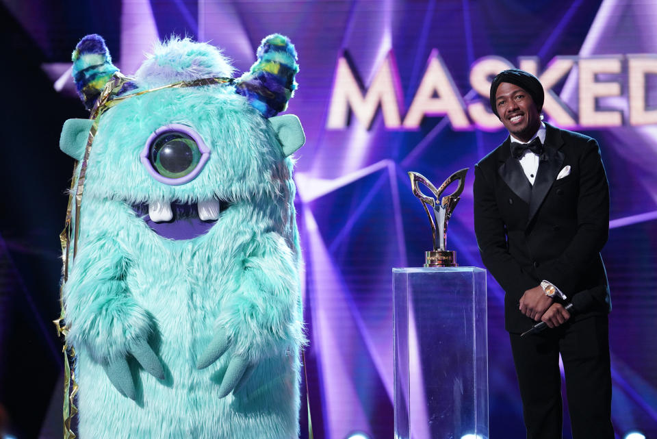 Monster and Nick Cannon on Fox’s “The Masked Singer.” - Credit: Fox