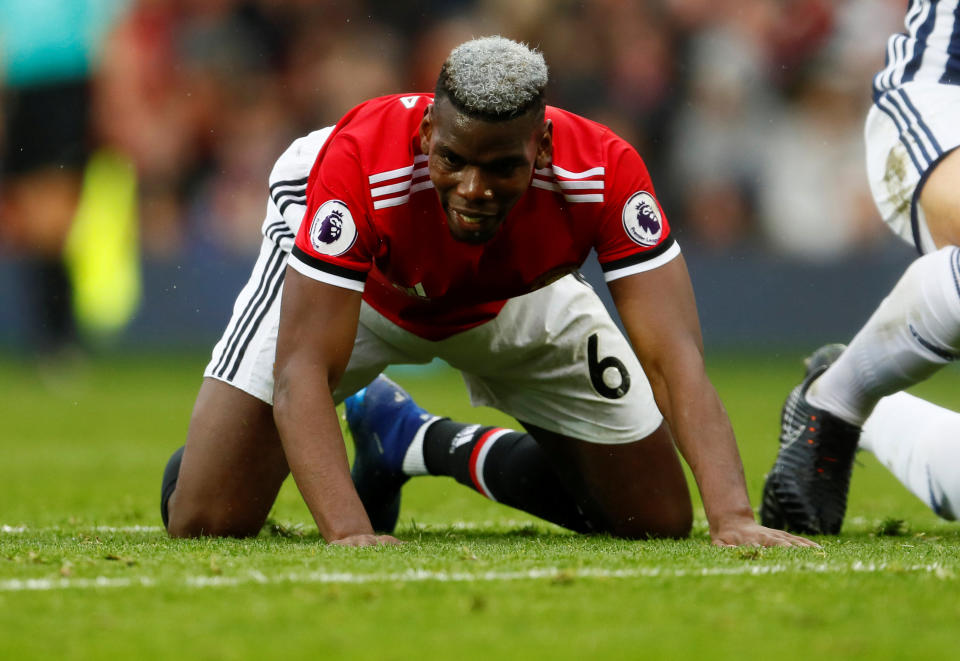 Paul Pogba’s heroics against Manchester City were forgotten as he turned in a lacklustre display against West Bromwich Albion at Old Trafford on Sunday.