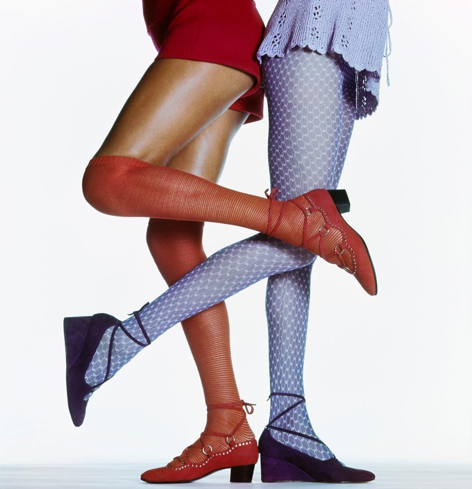 <h1 class="title">Models Wearing New Fall Legwear, Vogue</h1><cite class="credit">Photographed by Irving Penn, <em>Vogue</em>, July 1971</cite>