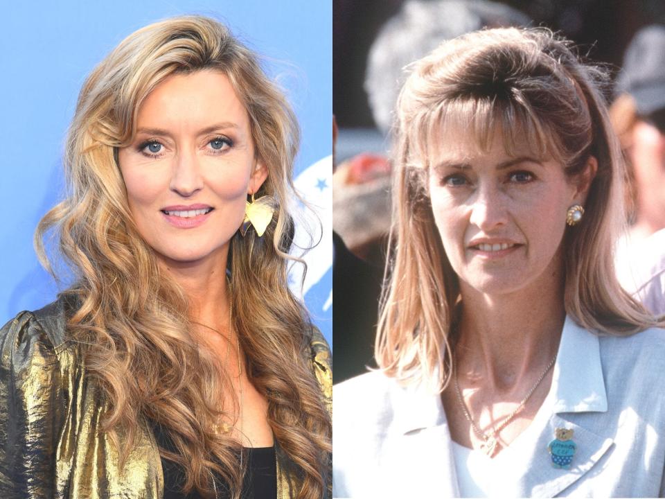 Natascha McElhone plays Penny Knatchbull in "The Crown" season five.