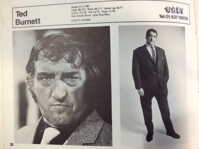 Casting Card for Ted Burnett